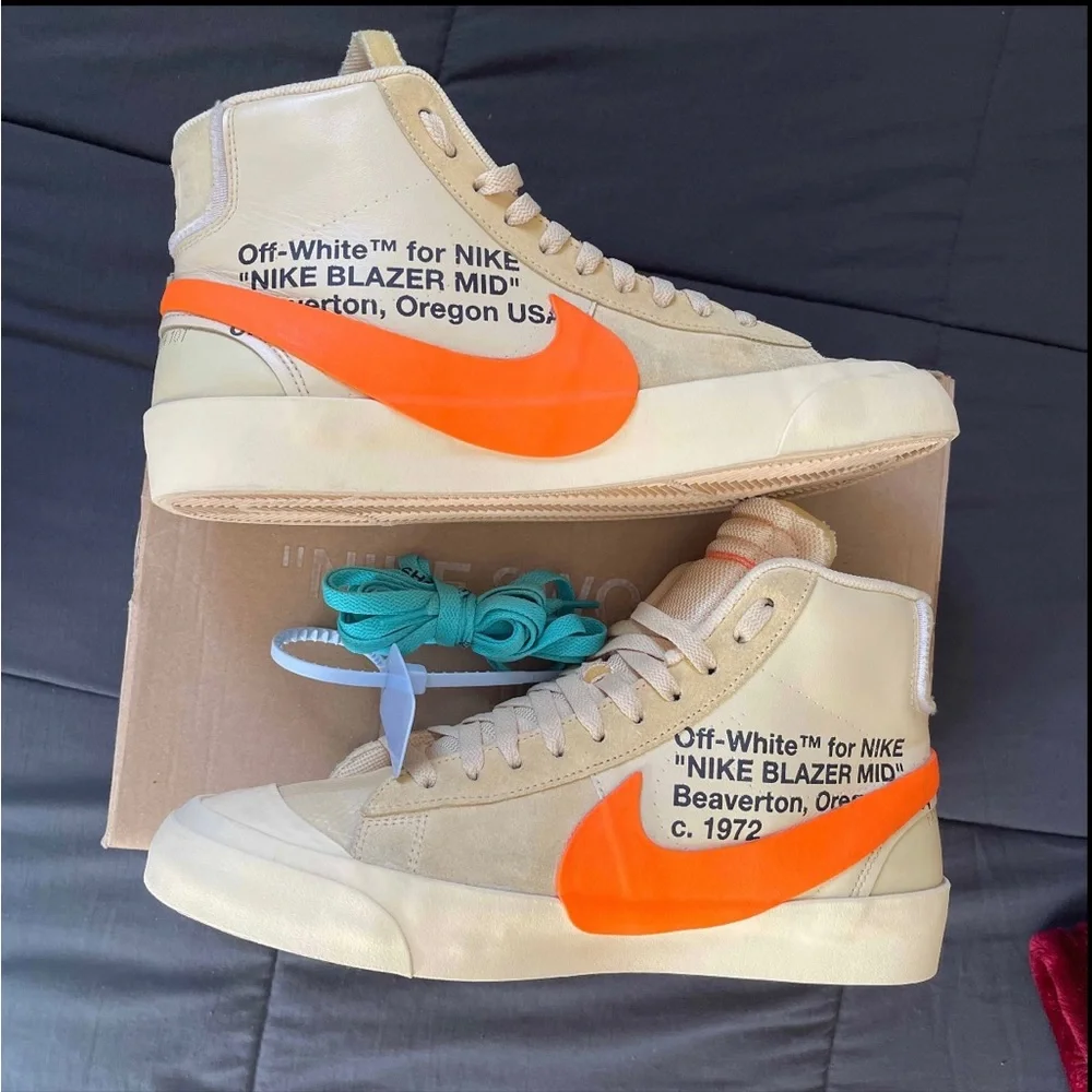 2018 Off-White x Blazer Mid 'All Hallows eve - Picture 7 of 8